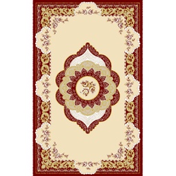 VALENCIA 93000 (Rectangular, 250X400, BORDEAUX_CREME)