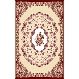 VALENCIA 92940 (Rectangular, 250X400, BORDEAUX_CREME)