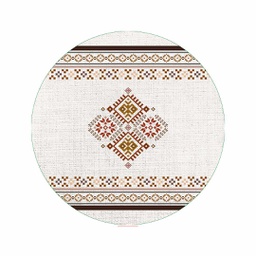 AMIRA 0875D (Rond, 120X120, MULTI COULEURS, Tuft)