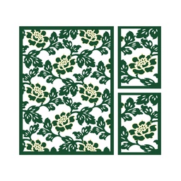 VALENCIA 66750 (Rectangulaire, ( T 160X220 + 2T 60X110 ), VERT EMERAUDE_CREME)