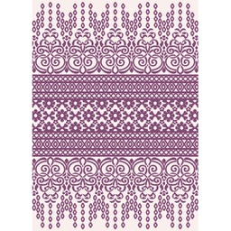 JAKARTA A0840 (Rectangulaire, 200X280, SHRINK BEIGE_VIOLET)