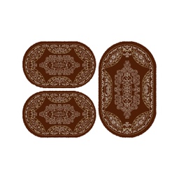 بلازا 92370 (بيضوي, ( O 80X130 + 2O 65X100 ), بني ترابي)