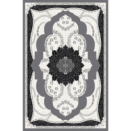 MELODIE 8903E (Rectangulaire, 190X275, GRIS FONCE_GRIS CLAIRE)