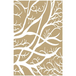 WOROUD 95230 (Rectangular, 200X280, BLANC CASSE_CARAMEL)