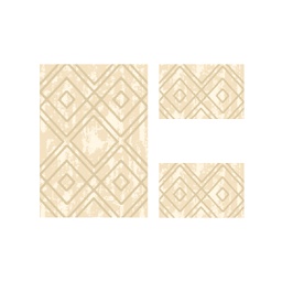 MADRID A3795 (Rectangular, ( T 100X130 + 2T 60X100 ), ECRU SHRINK - BEIGE)