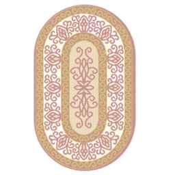 BRAGA 98740 (Oval, 80X130, BOIS DE ROSE)