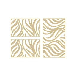 BRAGA 98723 (Rectangulaire, ( T 80X130 + 2T 65X100 ), BLANC)