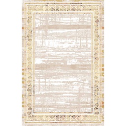 MANISA A4440 (Rectangular, 200X280, BLANC CASSE SHRINK_MARRON MIEL)
