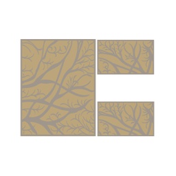 WOROUD 95230 (Rectangulaire, ( T 100X130 + 2T 60X100 ), BRONZE_CARAMEL)