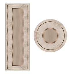 STORY 2105A (Roller &amp; Round, ( C 80X300 + R 80X80 ), MULTI COULEURS, Lamination)