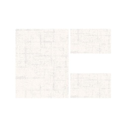 ANKARA 98450 (Rectangulaire, ( T 100X130 + 2T 60X100 ), BLANC CASSE)