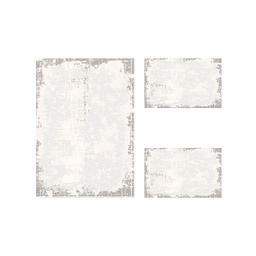 ANKARA A116H (Rectangular, ( T 100X130 + 2T 60X100 ), GRIS FONCE)