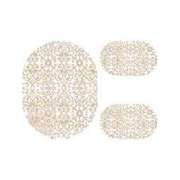 مانيسا A4420 (بيضوي, ( O 100X130 + 2O 60X100 ), أبيض)