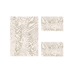 OZEL A1570 (Rectangular, ( T 100X130 + 2T 60X100 ), ECRU SHRINK_BRONZE)