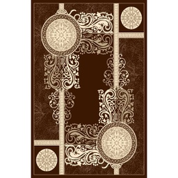 NOUR 53923 (Rectangular, 160X230, MARRON CAFE)
