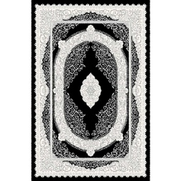 MELODIE 89050 (Rectangular, 165X230, NOIRE_GRIS CLAIRE)