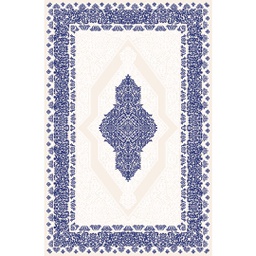 MERSIN 94805 (Rectangular, 200X280, ECRU SHRINK_BLEU NUIT)