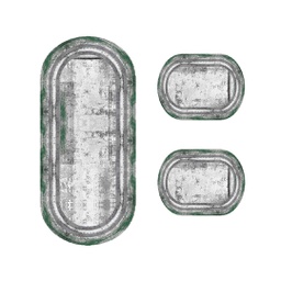 سطوري 2249A (بيضوي, ( O 50X110 + 2 O50X80 ), متعدد الألوان, مطبوعة)