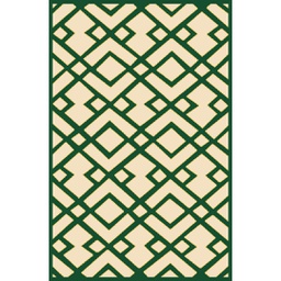 VALENCIA A5550 (Rectangular, 200X150, VERT EMERAUDE_BLANC)