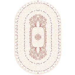 MADRID A0120 (Oval, 80X130, ECRU SHRINK_BOIS DE ROSE)