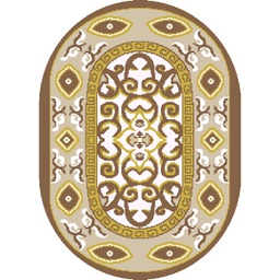 VALENCIA 51120 (Oval, 90X55, MARRON BRONZE_CREME)