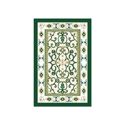 VALENCIA 51123 (Rectangulaire, 75X120, VERT EMERAUDE_CREME)