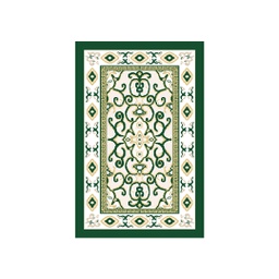 VALENCIA 51123 (Rectangulaire, 75X120, VERT EMERAUDE_CREME)