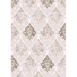 KENZ A7480 (Rectangular, 165X230, ECRU SHRINK - MARRON CAFÈ)