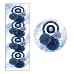 STORY 2038A (Roller &amp; Round, ( C 80X300 + R 80X80 ), MULTI COULEURS, Lamination)