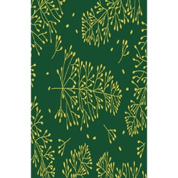 YASMINE LUREX A4860 (Rectangulaire, 200X150, VERT EMERAUDE)