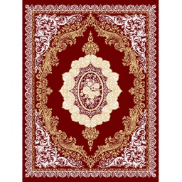 إشراق 85070 (مستطيل, 200X150, أحمر عنابي)