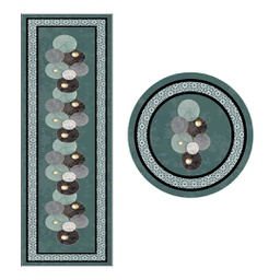 سطوري 2306A (أسطوانة &amp; دائري, ( C 80X300 + R 80X80 ), متعدد الألوان, مطبوعة)