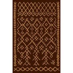 PLUME A7770 (Rectangular, 200X280, MARRON CHOCO LX CHICHENE)