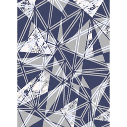 ISHRAK A6790 (Rectangulaire, 200X275, BLEU NUIT)