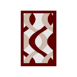 CIRTA 93388 (Rectangular, 60X110, BORDEAUX)