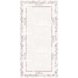 QAMAR A6200 (Rectangulaire, 200X400, BLANC CASSE SHRINK_MARRON BRONZE)