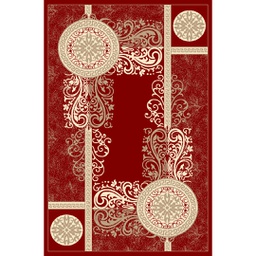 NOUR 53929 (Rectangular, 250X400, BORDEAUX)