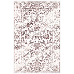 QAMAR A6240 (Rectangular, 200X275, BLANC CASSE SHRINK_MARRON BRONZE)