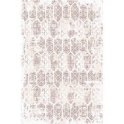 QAMAR A6231 (Rectangular, 200X275, BLANC CASSE SHRINK_MARRON BRONZE)