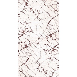 QAMAR A5252 (Rectangulaire, 200X400, BLANC CASSE SHRINK_MARRON CHOCO)