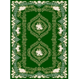 ISHRAK 86430 (Rectangular, 200X400, VERT EMERAUDE)