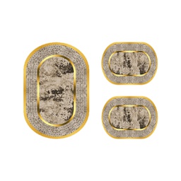 STORY 2602A (Oval, ( O 80X115 + 2O 50X80 ), MULTI COULEURS, Lamination)