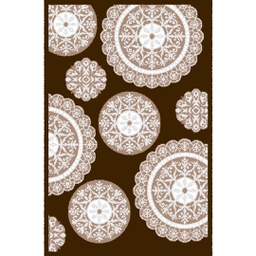 CIRTA A2182 (Rectangular, 180X270, MARRON BORDEAUX)