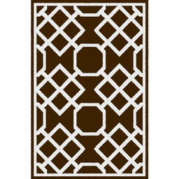 CIRTA B0155 (Rectangulaire, 180X270, MARRON BORDEAUX)