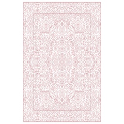 KENZ A7490 (Rectangulaire, 165X230, BLANC CASSE SHRINK_BOIS DE ROSE)