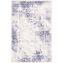 MANISA A436R (Rectangular, 200X280, SHRINK ECRU_BLEU VIOLACE)