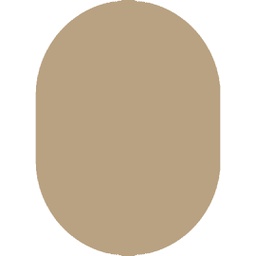 FENNEC 10000 (Oval, 200X140, BEIGE)