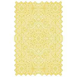 KENZ A7500 (Rectangulaire, 165X230, BLANC CASSE SHRINK_DORE)