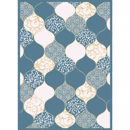 ISHRAK A340B (Rectangulaire, 200X275, BLEU GRIS)