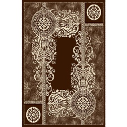 نور 5392D (مستطيل, 200X275, لون القهوة البني)